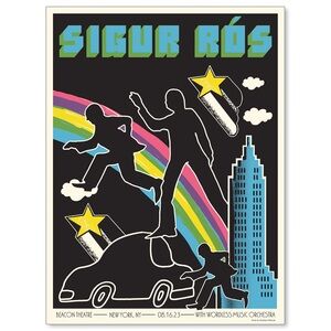 Rare Sigur Rós Concert Poster!!